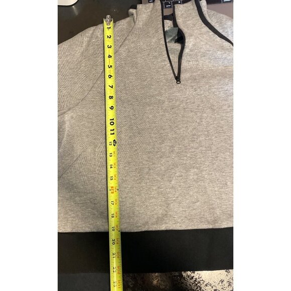 Champion C9 Gray Navy 1/2 Zip Athletic Fitted Pullover Top Sz XL - Picture 8 of 9